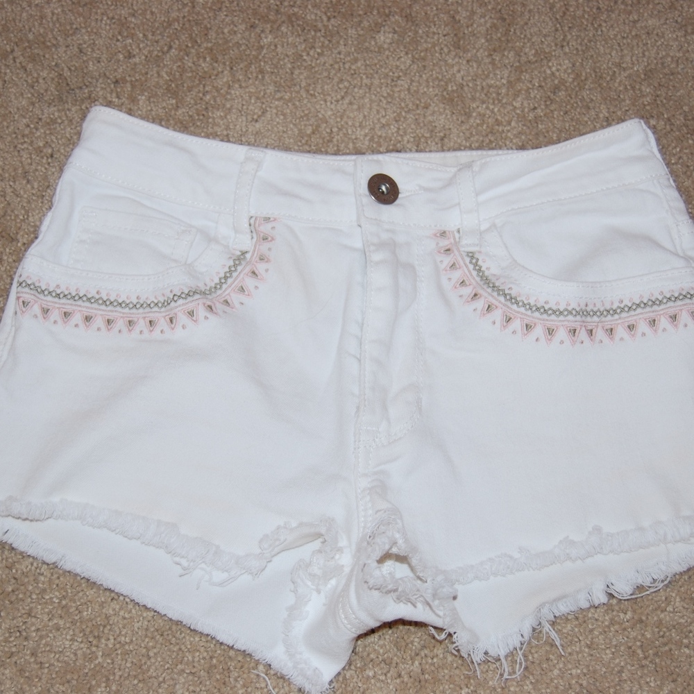 White Shorts from PacSun